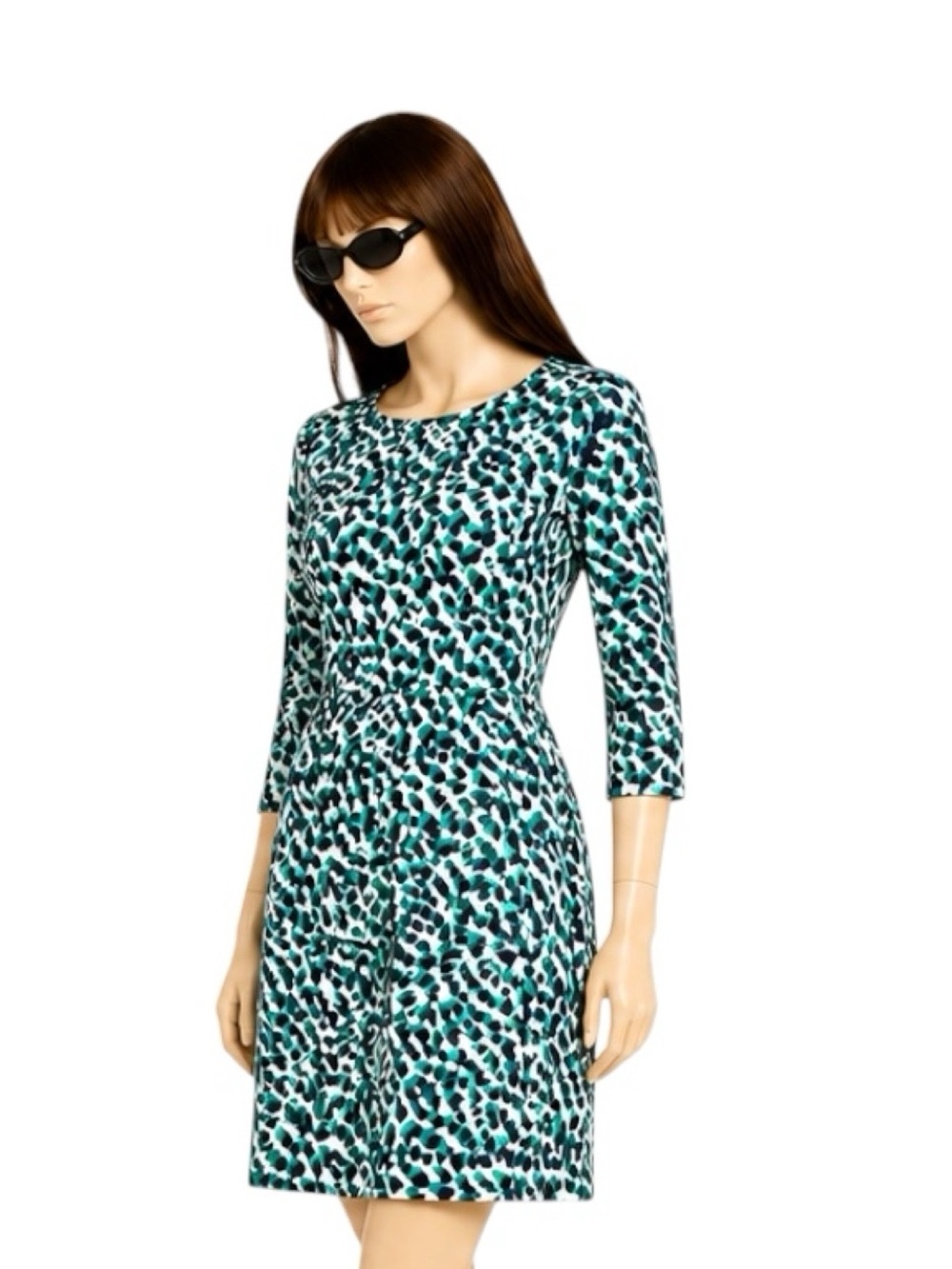Boden Printed Size 14P Penny Jersey Dress